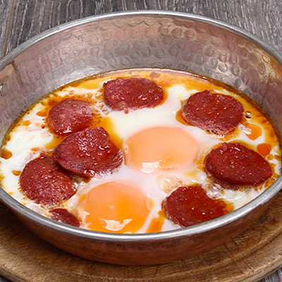 Eggs with Sucuk