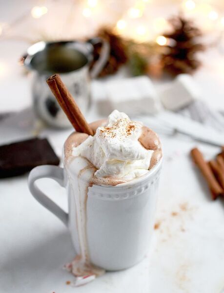 Hot white chocolate
