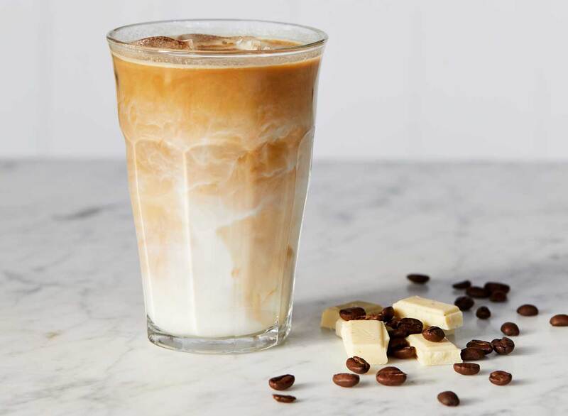 Iced white mocha
