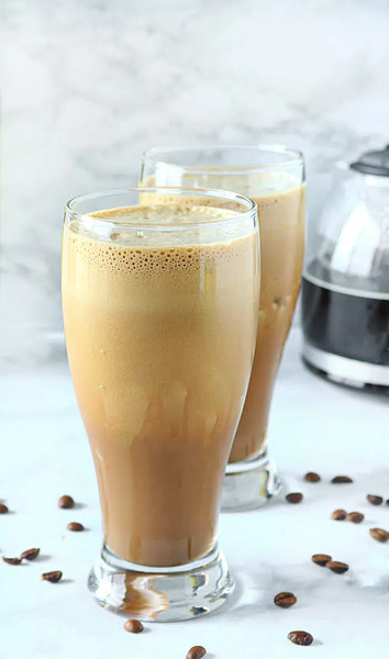 Ice tiramisu latte