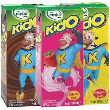 Flavored milk (strawberry, cocoa, or banana)