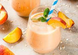 Peach milkshake