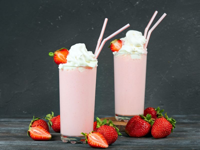 Strawberry frappe